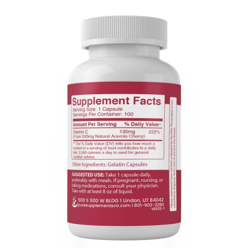 Foto 4 pulgar | Suplementos Dietéticos Ingredientes Orgánicos Puros Acerola Cherry  - Venta Internacional.
