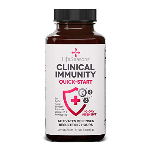 Foto 2 pulgar | Suplemento Life Seasons Clinical Immunity Quick-start, 60 Cápsulas - Venta Internacional.