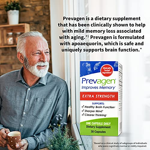 Foto 6 pulgar | El Suplemento Prevagen Mejora La Memoria, Fuerza Adicional, 20 Mg, 30 Ca - Venta Internacional.