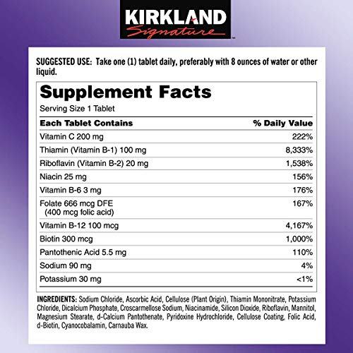 Foto 3 pulgar | Suplemento Kirkland Signature Super B-complex Con Electrolito - Venta Internacional.