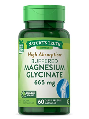 Foto 2 pulgar | Suplemento Nature's Truth De Glicinato De Magnesio 665 Mg 60 Cápsulas - Venta Internacional.
