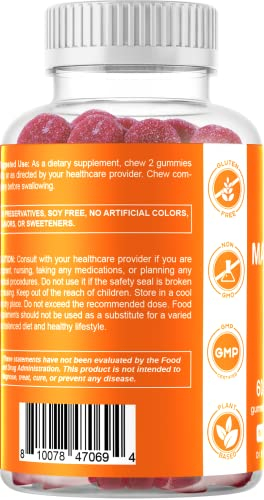 Foto 7 pulgar | Suplemento Vitamático De Citrato De Magnesio En Gomitas, 600 Mg, 60 G - Venta Internacional.