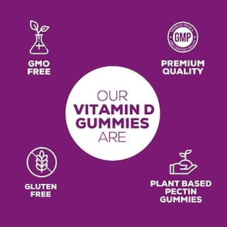 Foto 7 | Gomitas De Vitamina D3 Nature's Nutrition 5000 Ui 125 Mcg 60 - Venta Internacional.