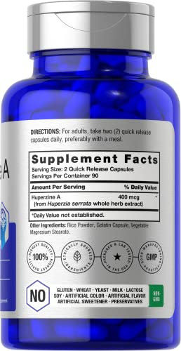 Foto 3 pulgar | Suplemento Horbaach Huperzine A 400 Mcg 180 Cápsulas - Venta Internacional.