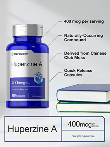 Foto 4 pulgar | Suplemento Horbaach Huperzine A 400 Mcg 180 Cápsulas - Venta Internacional.