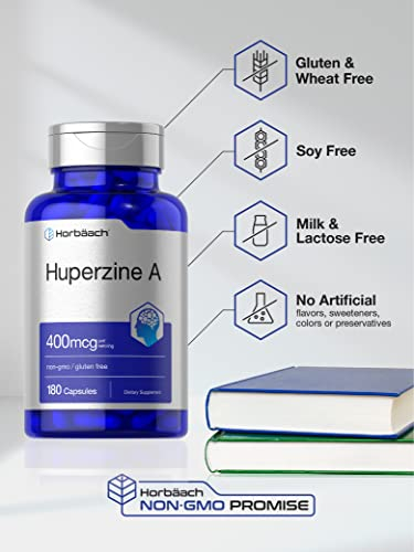 Foto 4 | Suplemento Horbaach Huperzine A 400 Mcg 180 Cápsulas - Venta Internacional.