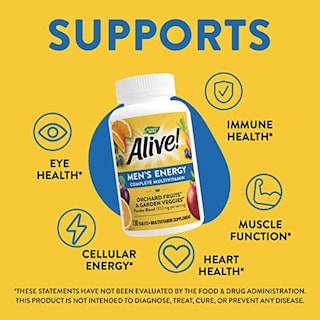 Foto 3 | ¡multivitamínico Nature's Way Alive! Men's Energy 130 Comprimidos - Venta Internacional.