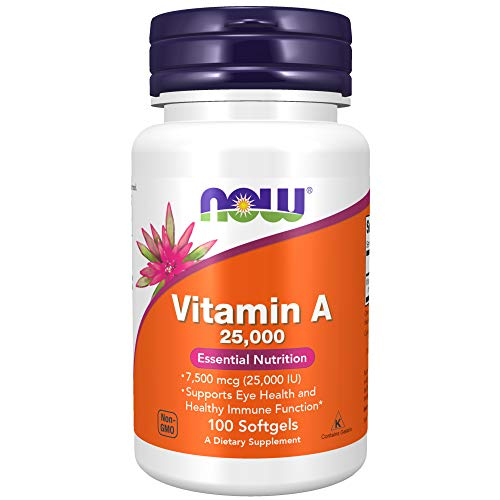 Foto 2 pulgar | Complementa Now de Vitamina A de Aceite de Hígado de Pescado 25 000 Ui 100 Softgels - Venta Internacional