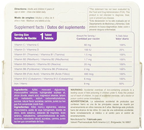 Foto 3 pulgar | Suplemento Bedoyecta Children's Chewables, 50 Unidades - Venta Internacional.