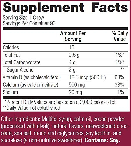 Foto 5 pulgar | Suplemento Bariatric Advantage De Citrato De Calcio, 500 Mg, Chocolate - Venta Internacional.