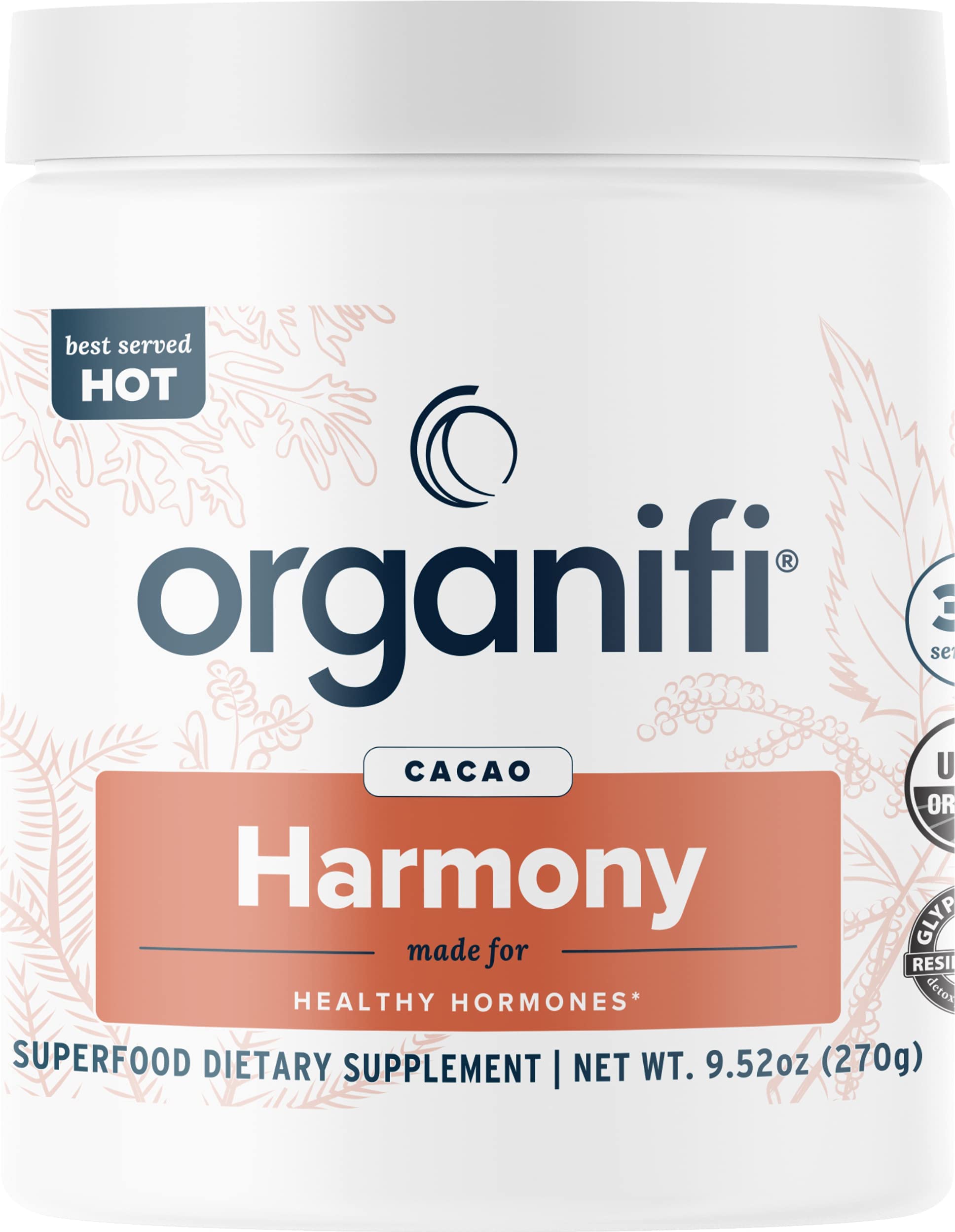 Foto 2 pulgar | Suplemento Organifi Harmony Hormone Balance Women Cacao - Venta Internacional.