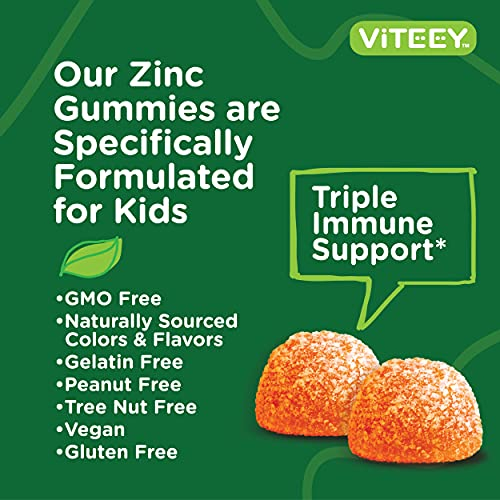 Foto 6 pulgar | Gomitas Viteey Zinc de 10 mg con Vitamina C y Equinácea X1 - Venta Internacional