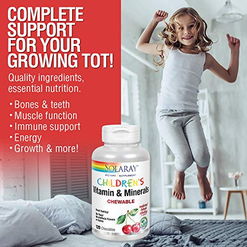 Foto 4 pulgar | Multivitamínico Para Niños Solaray Complete 120 Masticables - Venta Internacional.