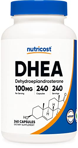 Foto 2 pulgar | Suplemento Nutricost Dhea 100 Mg 240 Cápsulas Sin Gluten - Venta Internacional.