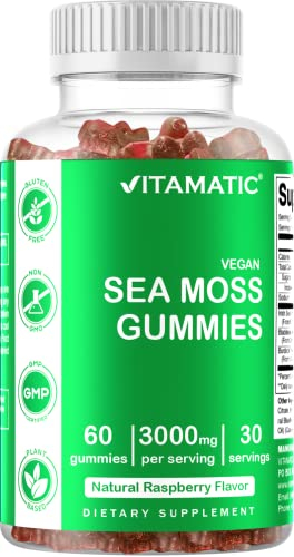 Foto 2 pulgar | Suplemento Vitamático De Gomitas Irlandesas De Musgo Marino, 3000 Mg, 60% Veganas - Venta Internacional.