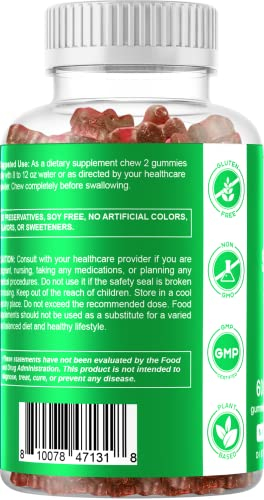 Foto 7 pulgar | Suplemento Vitamático De Gomitas Irlandesas De Musgo Marino, 3000 Mg, 60% Veganas - Venta Internacional.