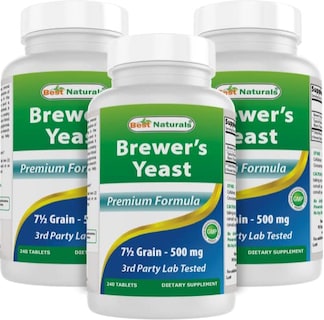Foto 1 | Suplemento Best Naturals Brewers Yeast 500 Mg Con Vitaminas 240 - Venta Internacional.
