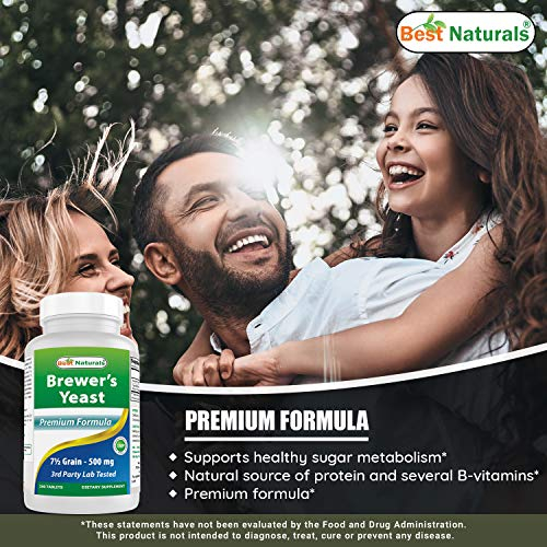 Foto 5 pulgar | Suplemento Best Naturals Brewers Yeast 500 Mg Con Vitaminas 240 - Venta Internacional.