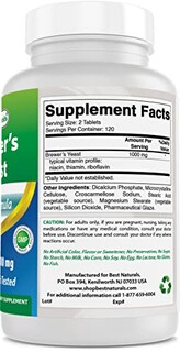 Foto 5 | Suplemento Best Naturals Brewers Yeast 500 Mg Con Vitaminas 240 - Venta Internacional.