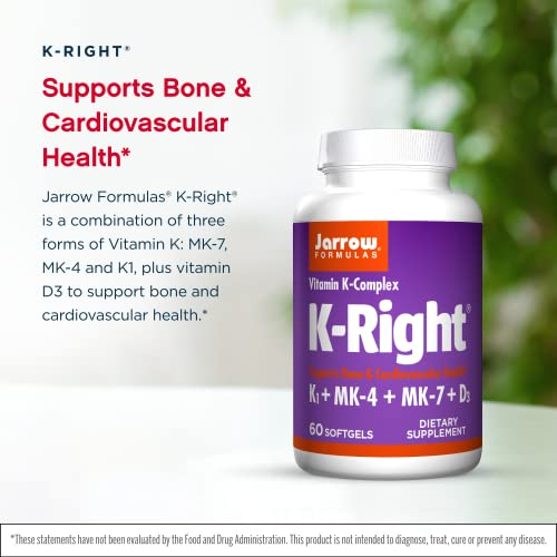 Foto 4 pulgar | Suplemento Jarrow Formulas K-right 60 Cápsulas Blandas Con Vitamina D3 - Venta Internacional.