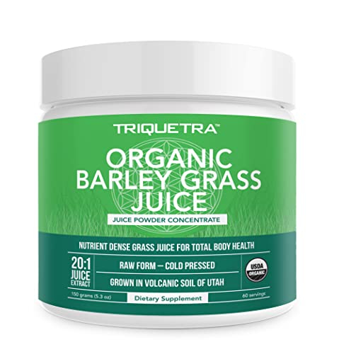 Suplemento Triquetra Health: Jugo De Hierba De Cebada En Polvo, 150 Ml - Venta Internacional.