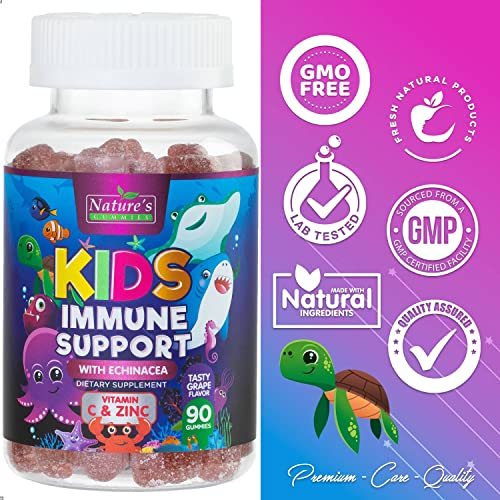 Foto 5 pulgar | Gummies Nature's Gummies Immune Support Kids 60 Unidades - Venta Internacional.