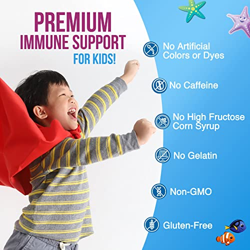 Foto 6 pulgar | Gummies Nature's Gummies Immune Support Kids 60 Unidades - Venta Internacional.