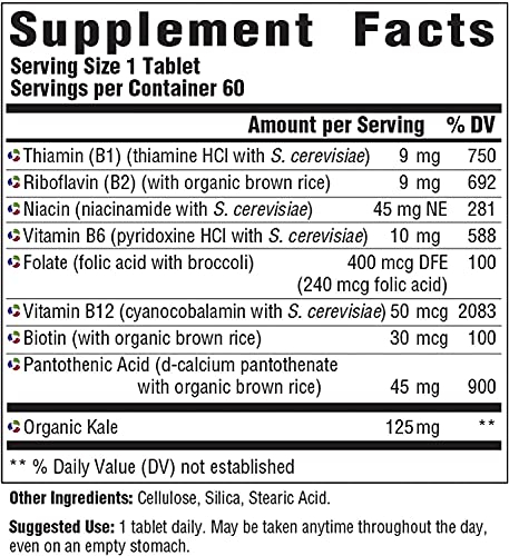 Foto 3 pulgar | Suplemento Megafood Balanced B Complex 60 Comprimidos - Venta Internacional.