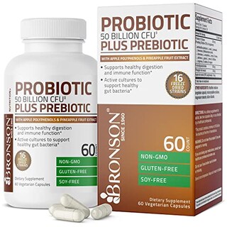 Foto 1 | Suplemento Bronson Probiotic 50 Mil Millones De Cfu + Prebiótico 60 C - Venta Internacional.