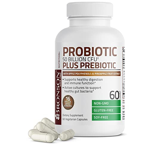 Foto 6 pulgar | Suplemento Bronson Probiotic 50 Mil Millones De Cfu + Prebiótico 60 C - Venta Internacional.