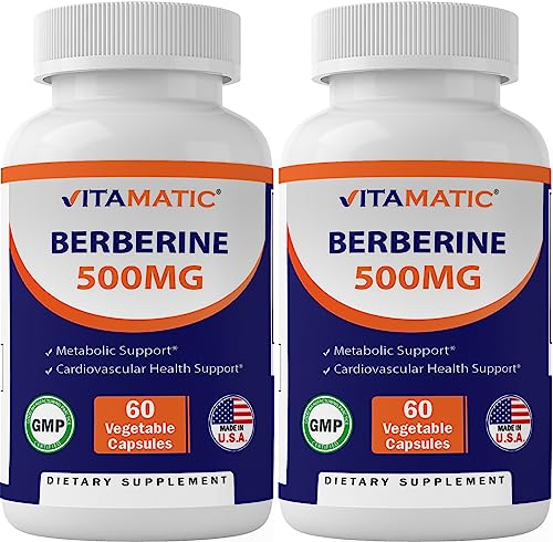 Foto 2 pulgar | Suplemento Vitamático De Berberina 500 Mg, 60 Cápsulas Vegetales - Venta Internacional.