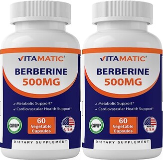 Foto 1 | Suplemento Vitamático De Berberina 500 Mg, 60 Cápsulas Vegetales - Venta Internacional.