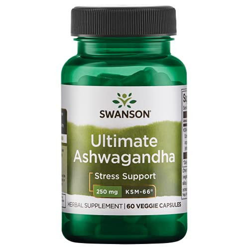 Foto 2 pulgar | Suplemento Swanson Ultimate Ashwagandha Ksm-66 250 Mg 60 Cápsulas - Venta Internacional.