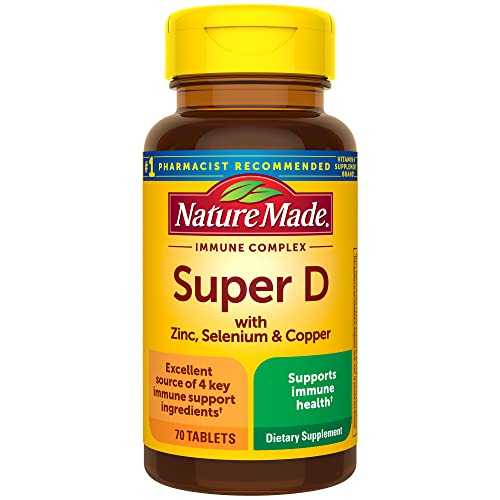 Foto 2 pulgar | Suplemento Nature Made Super Vitamina D Inmune Complex, 70 Tabletas - Venta Internacional.