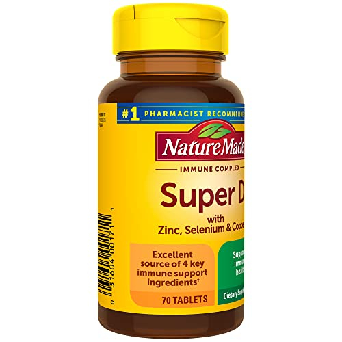 Foto 8 pulgar | Suplemento Nature Made Super Vitamina D Inmune Complex, 70 Tabletas - Venta Internacional.