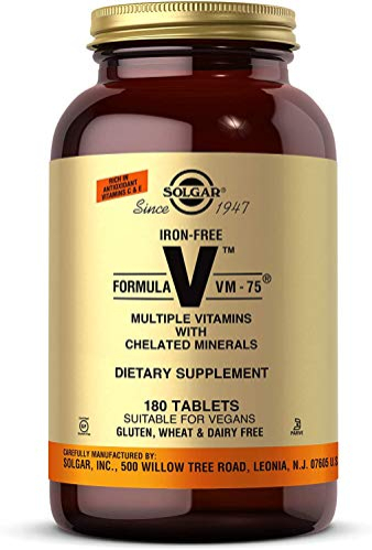Foto 2 pulgar | Suplemento Multivitamínico Solgar Formula Vm-75 180 Comprimidos - Venta Internacional.