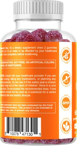 Foto 7 pulgar | Gomitas Vitamatic Zinc 50 Mg Para Adultos, 60 Gomitas Veganas X2 - Venta Internacional.