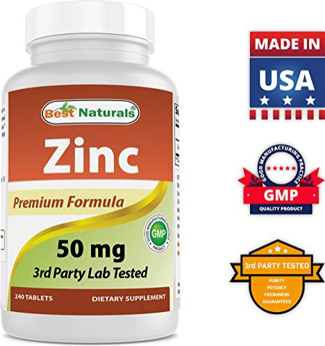 Foto 8 pulgar | Suplemento De Zinc Best Naturals, Gluconato De Zinc, 50 Mg, 240 Tabletas - Venta Internacional.