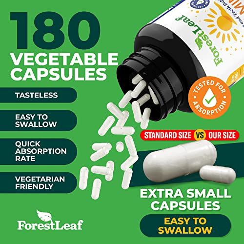 Foto 4 pulgar | Suplemento Forestleaf De Vitamina D3, 10 000 Ui, 180 Cápsulas - Venta Internacional.