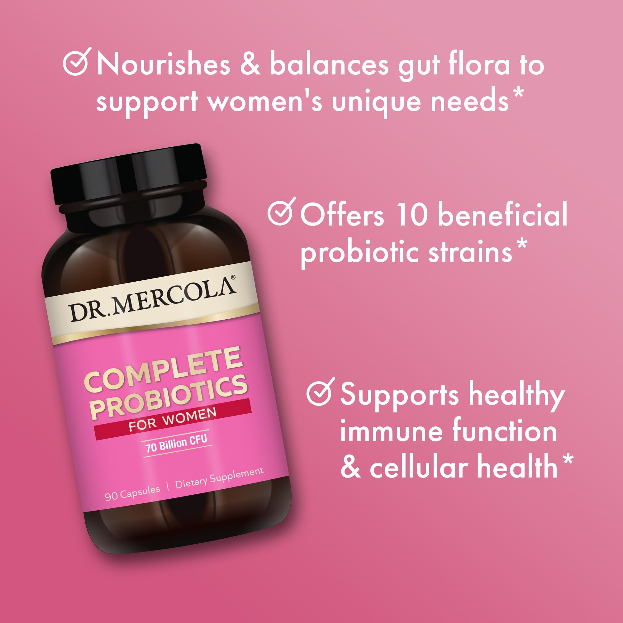 Foto 6 pulgar | Suplemento Dr. Mercola Complete Probiotics Para Mujeres 70b Cfu - Venta Internacional.