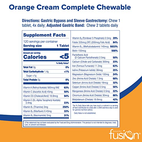Foto 8 pulgar | Crema Multivitamínica Bariatric Fusion De Naranja Con Hierro 120, Mesa - Venta Internacional.
