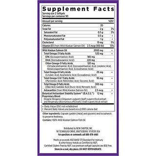 Foto 3 | Suplemento New Chapter Wholemega Fish Oil 180 Cápsulas Blandas - Venta Internacional.