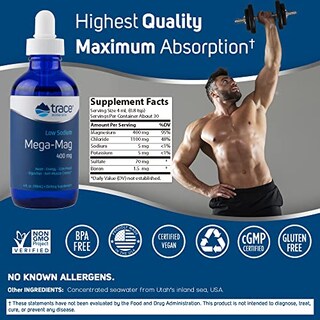 Foto 3 | Suplemento De Oligoelementos Líquidos Mega-mag Magnesio 120 Ml 3p - Venta Internacional.
