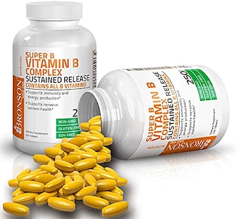 Foto 6 | Suplemento Bronson Super B Vitamina B Complex 250 Comprimidos - Venta Internacional.
