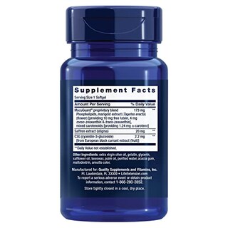 Foto 2 | Soporte Ocular Supplement Life Extension Macuguard 60 Softge - Venta Internacional.