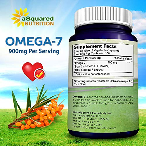 Foto 5 pulgar | Suplemento De Ácidos Grasos Omega 7 Purificados De Squared Nutrition - Venta Internacional.