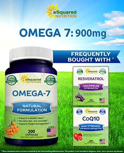 Foto 8 pulgar | Suplemento De Ácidos Grasos Omega 7 Purificados De Squared Nutrition - Venta Internacional.