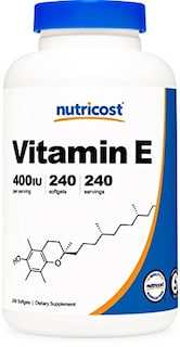 Foto 1 | Suplemento Nutricost De Vitamina E, 400 Ui, 240 Cápsulas De Gelatina Blanda - Venta Internacional.