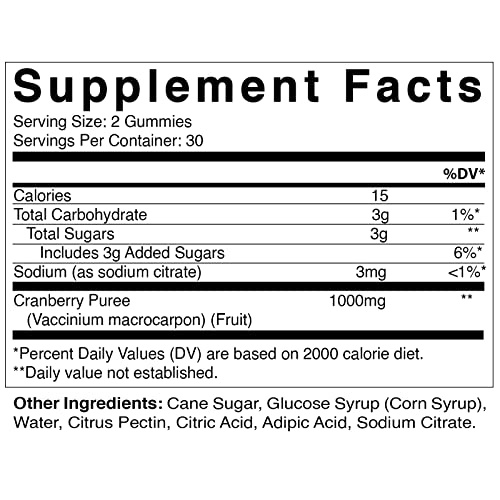 Foto 3 pulgar | Gomitas Veganas De Arándano Supplement Vitamatic, 1000 Mg, 60 Unidades - Venta Internacional.