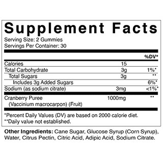 Foto 2 | Gomitas Veganas De Arándano Supplement Vitamatic, 1000 Mg, 60 Unidades - Venta Internacional.